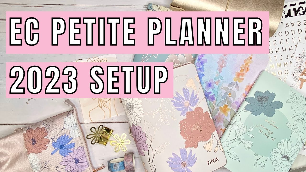 Erin Condren Petite Planner Setup 2023 /  Daily Planner and Journals
