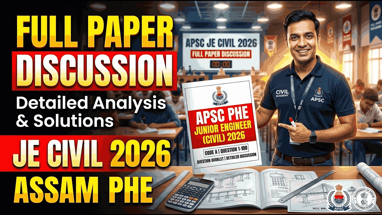 APSC PHE Младший инженер по гражданскому строительству 2026 Обсуждение полного доклада | Самые ва...