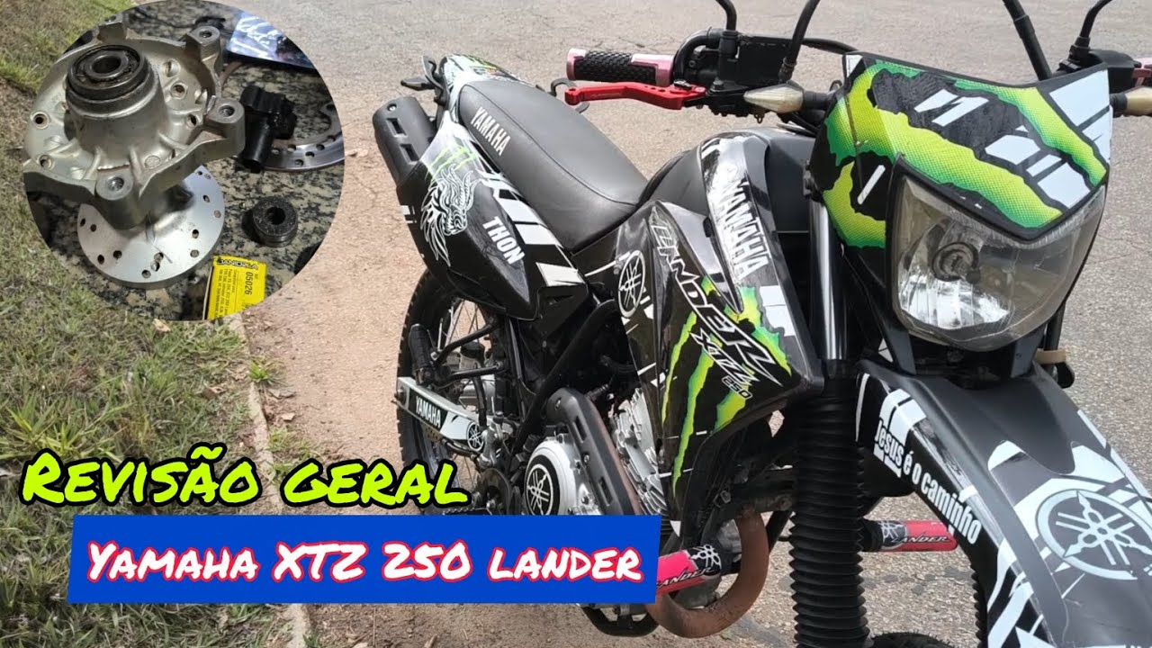  Revisão geral Yamaha XTZ 250 Lander 2018 pt3 final 