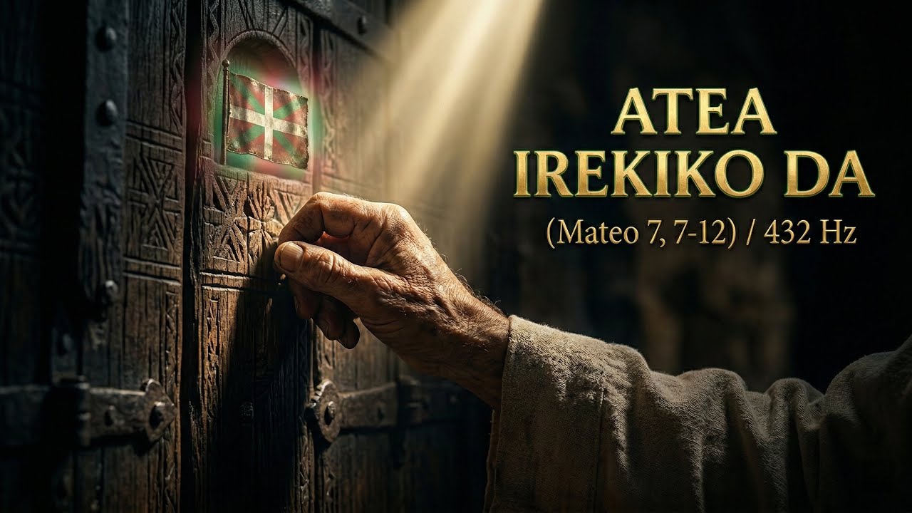 ATEA IREKIKO DA (Mateo 7, 7-12) | Otxote Sacro en Euskera 432Hz
