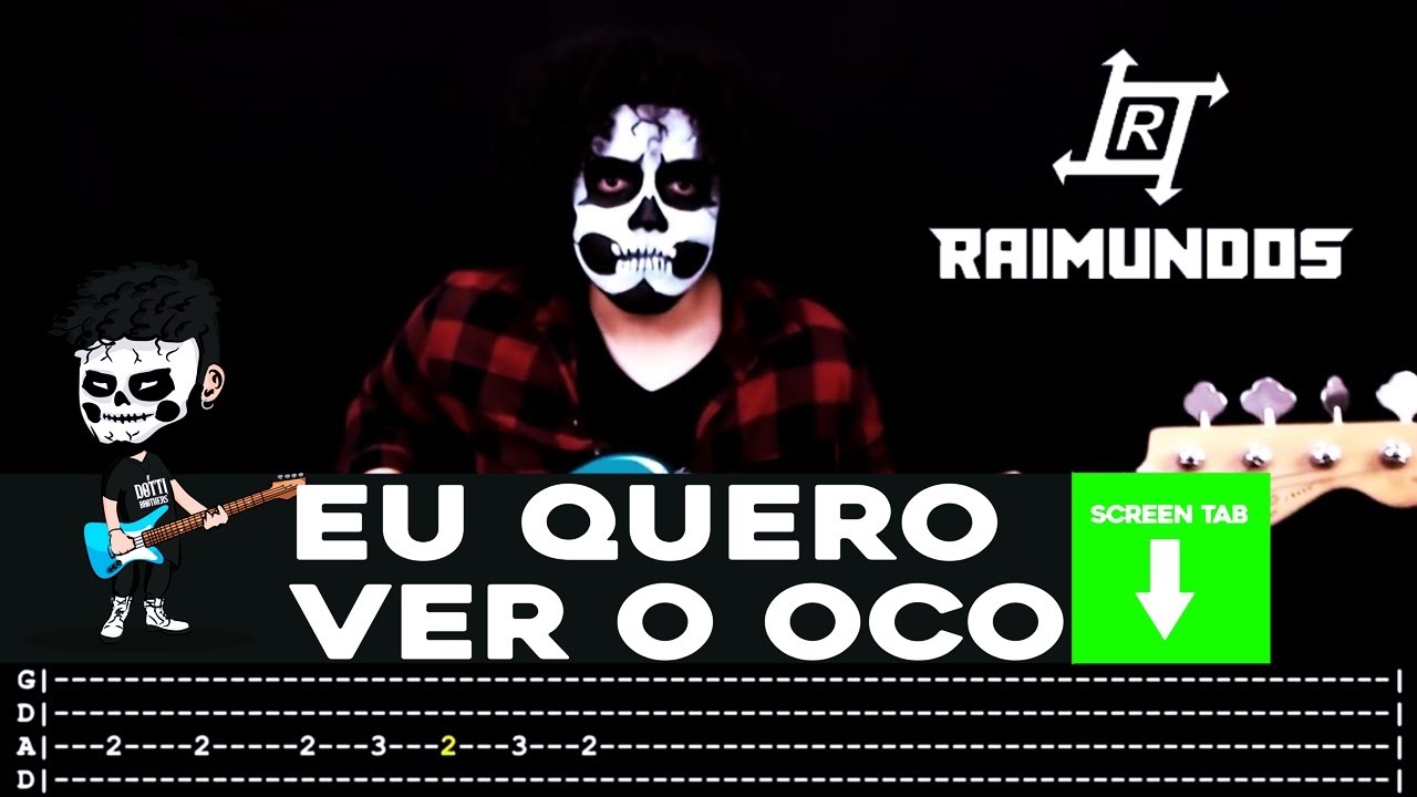 【RAIMUNDOS】[ Eu Quero Ver O Oco ] cover by Cesar | LESSON | BASS TAB