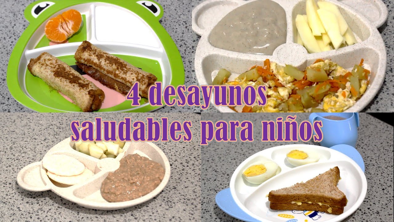 4 desayunos súper fáciles para niños de 1 y 2 años | Paso a paso