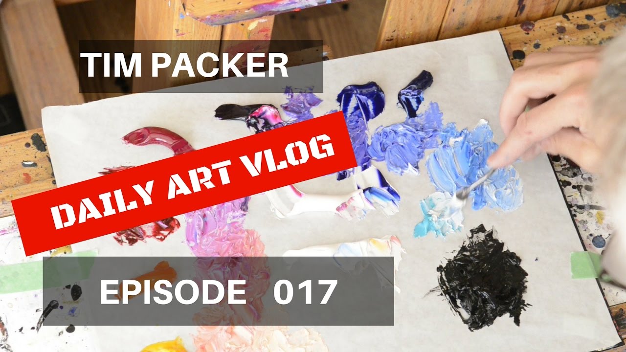 How I paint Birch Trees - Daily Art Vlog - Episode 017