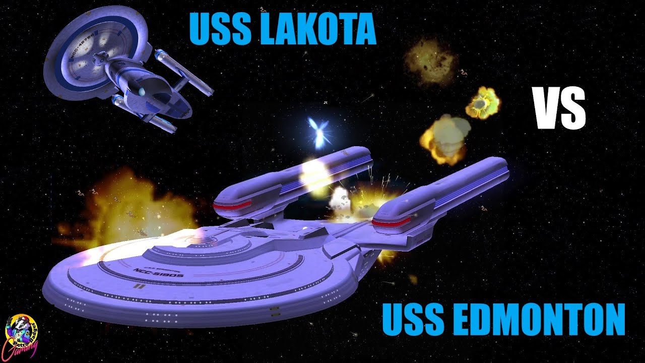 USS Edmonton VS USS Lakota - Both Ways - Star Trek Starship Battles - Bridge Commander