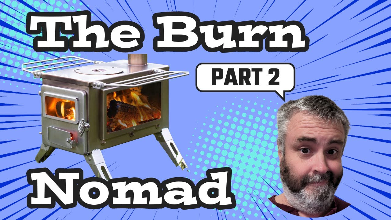 Лучшая походная печь Nomad - ЧАСТЬ 2. Горение #Winnerwell #hottent #woodstove #BestCampingStove