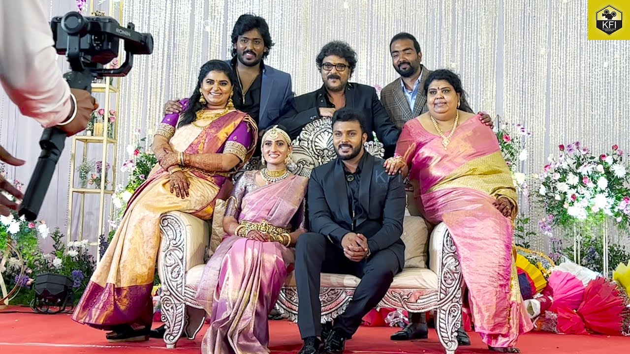 Ravichandran Family Beautiful Moment💖| Manoranjan Marriage Reception |Ravichandran Son Wedding Video