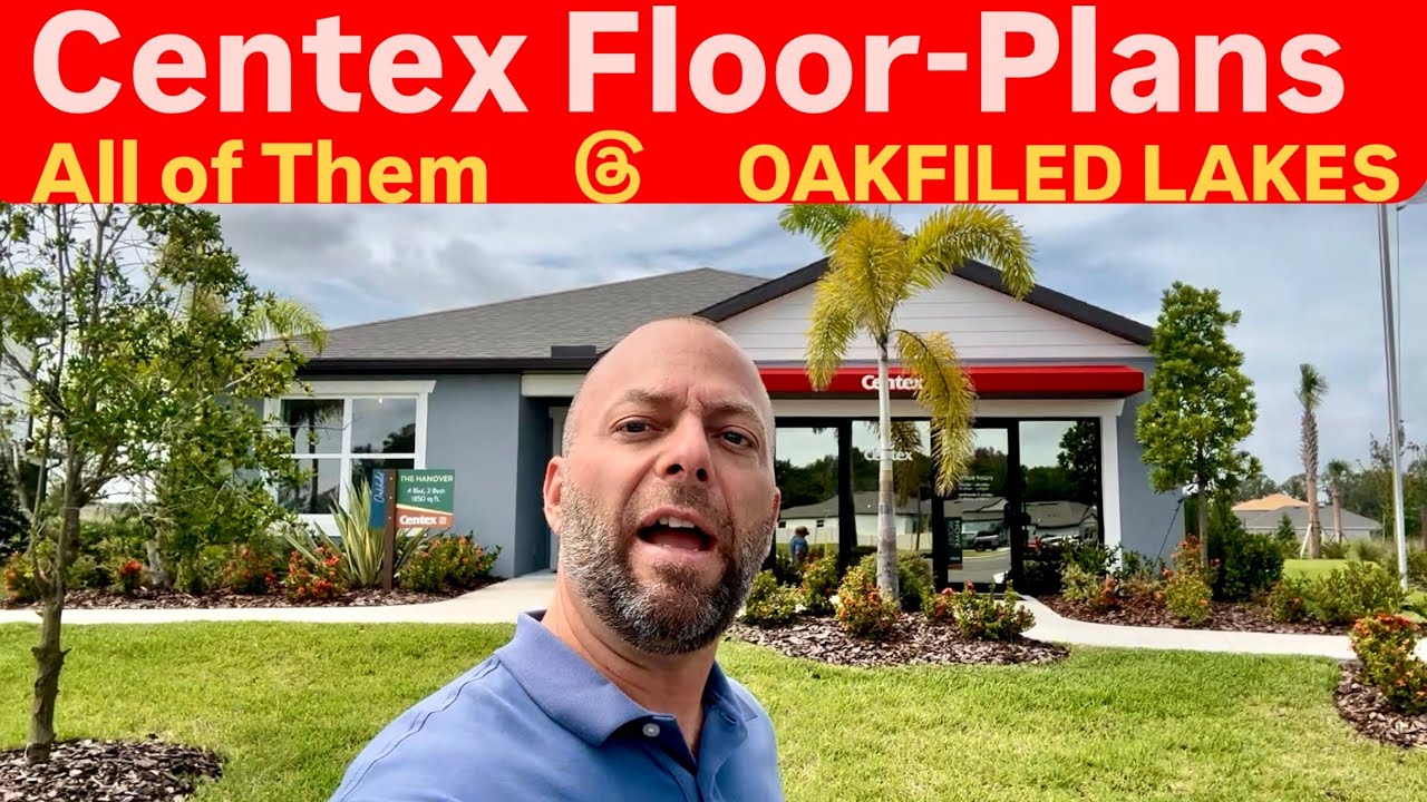 Centex at Oakfield Lakes (Tour of All Floor-Plans) in Parrish Florida