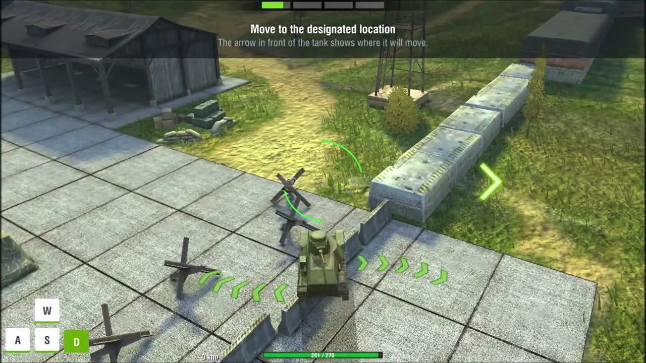 CH3A - old tutorial map world of tanks blitz wot