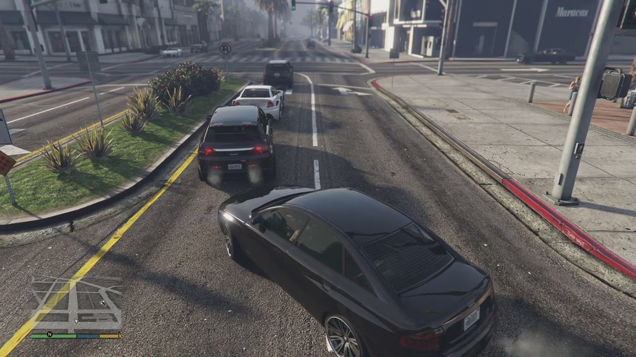 GRAND THEFT AUTO STORY MODE HANGING OUT WITH FRANKLIN AND SWITCHING TO ANOTHER CAR