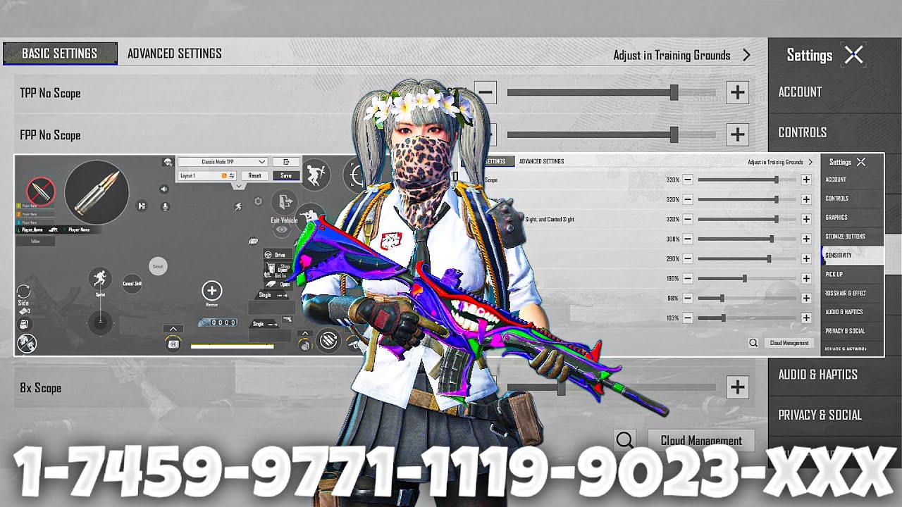 Bgmi Sensitivity Settings 🔥2026 Zero Recoil Sensitivity Code in Bgmi/Pubg | Bgmi 4.5 Sensitivity