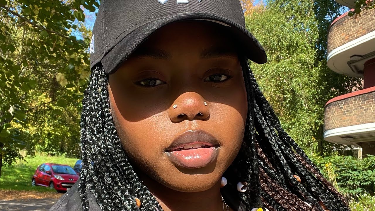 Cute GRWM 🖤 #braids #denim #tryonhaul