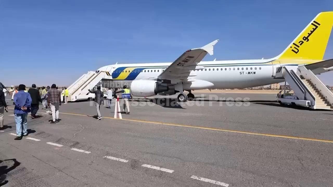Sudan’s war-torn capital sees second commercial flight land since conflict began