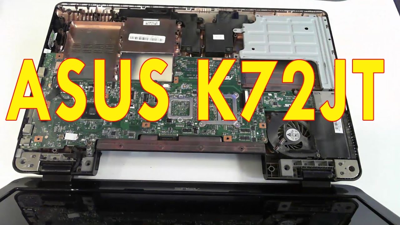 Repair Asus K72J разборка ноутбука | серий K40, K50 и K70 | K72JT | чистка tutorial