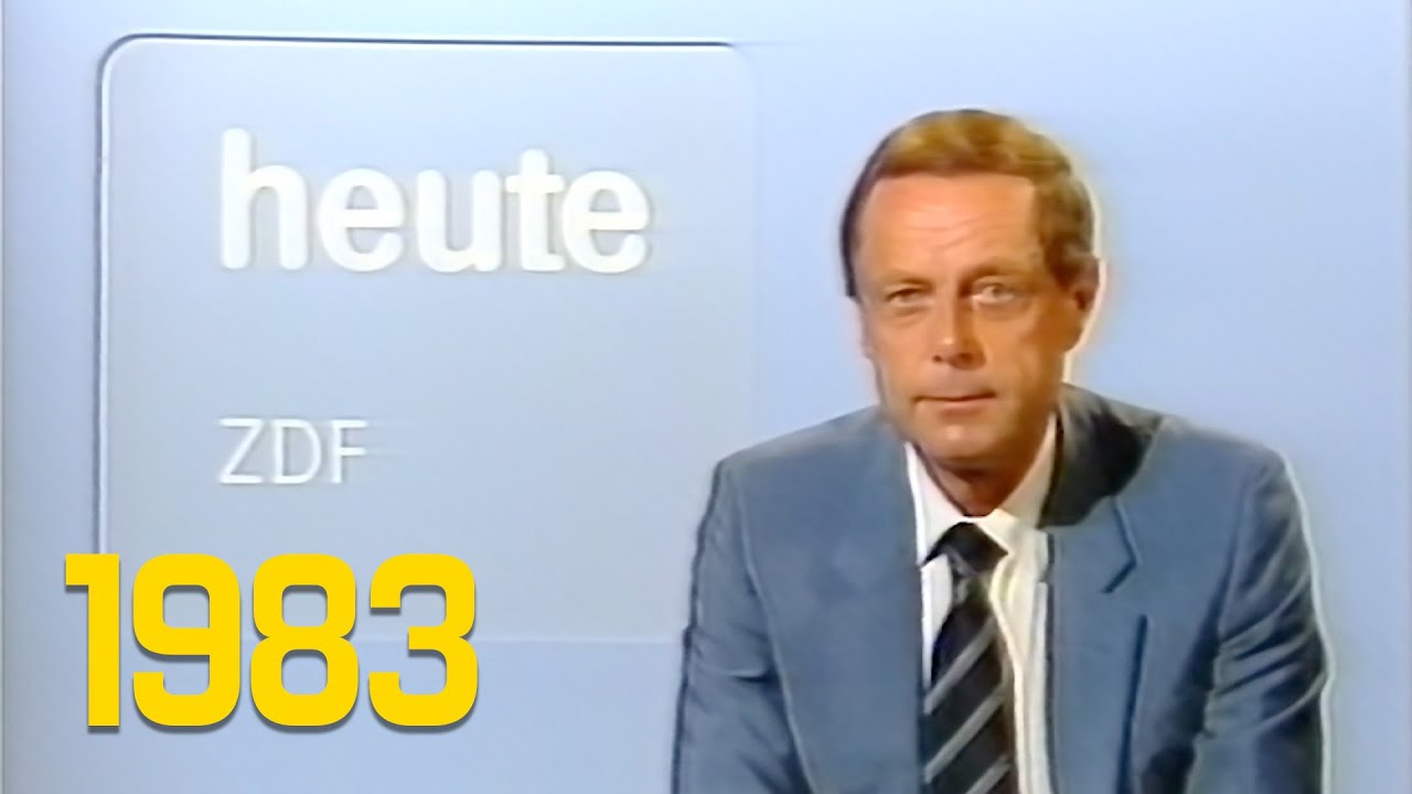 ZDF heute 01:10 Uhr mit Siegfried Andrich und Sendeschluss (29.07.1983)