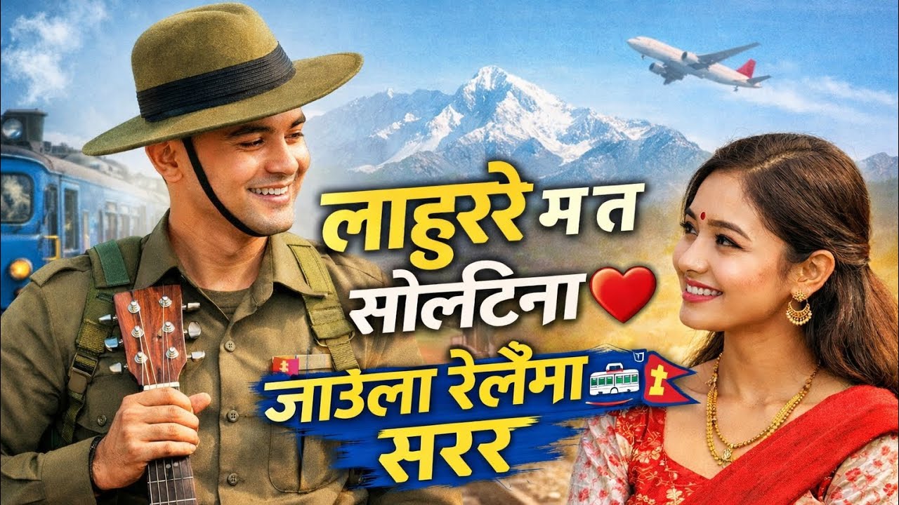 लाहुरे म त सोल्टिना ❤️ जाउँला रेलैमा सरर | Gorkhali Love Song