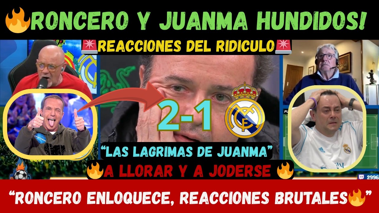 💥 REACCIONES: AL RID&Iacute;CULO del REAL MADRID en MALLORCA: EL CHIRINGUITO EXPLOTA y SORIA SE R&Iacute;E, BOMBA