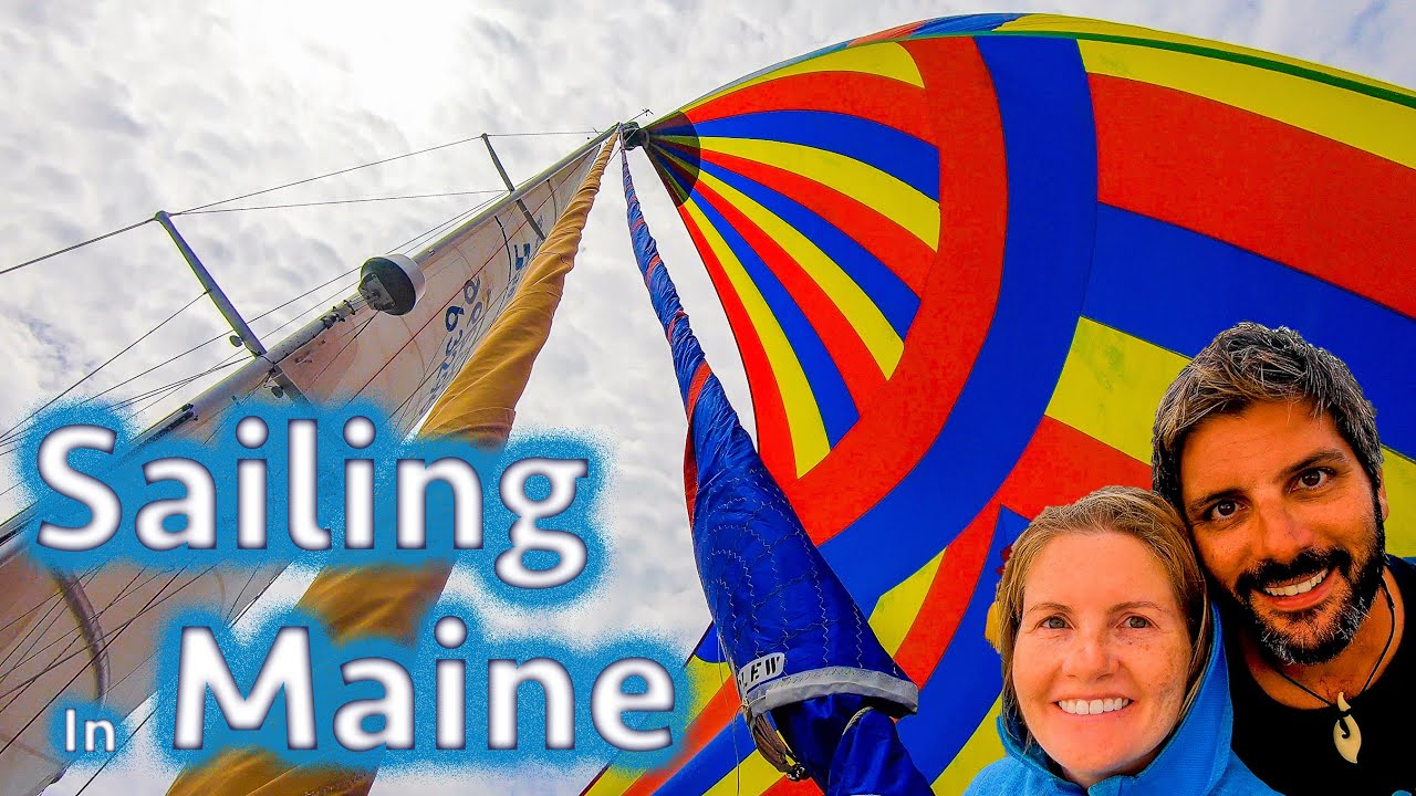 Sailing in Maine, holy lobster pots!!! (Calico Skies Sailing, Ep 72)