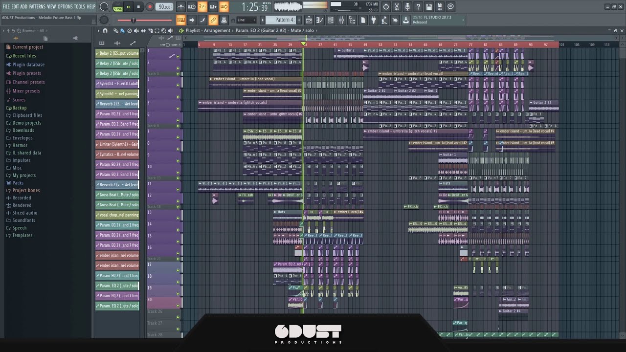 [FL Studio] 'Umbrella' - Melodic Future Bass + Guitars [Illenium Style]