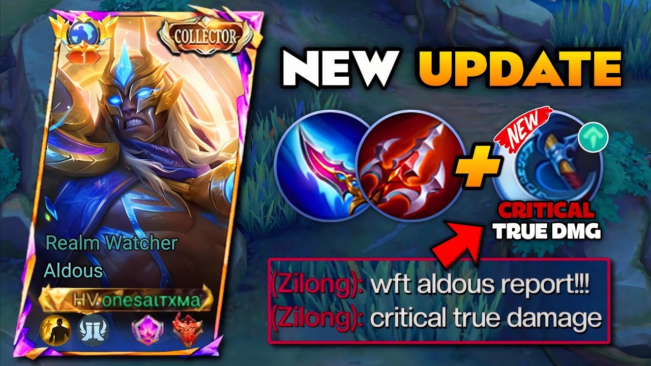 WHEN GLOBAL ALDOUS ABUSE THIS NEW BRUTAL 1HIT BUILD IN SOLO RANKED!!🔥 (100% BROKEN YOU MUST TRY!!)