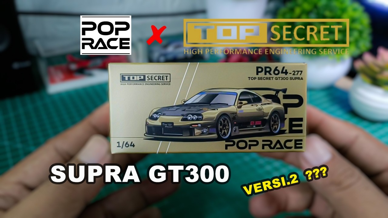 Upgrade dari versi sebelumnya?.. Poprace Supra GT300 Top Secret (Unboxing & Review)