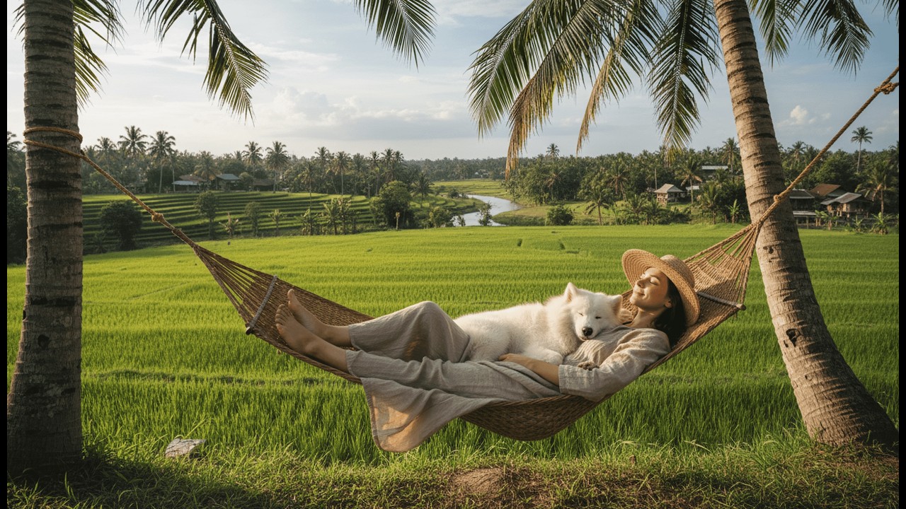 Flute & Piano Relaxing Music 🌾 Nature Sounds for Stress Relief | Countryside Inspired