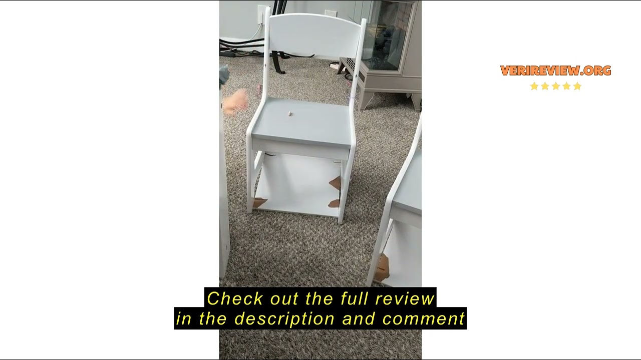 Review Costzon Kids Table and Chairs, 4 in 1 Wooden Activity Desk Set w/Reversible Tabletop, Bookshe