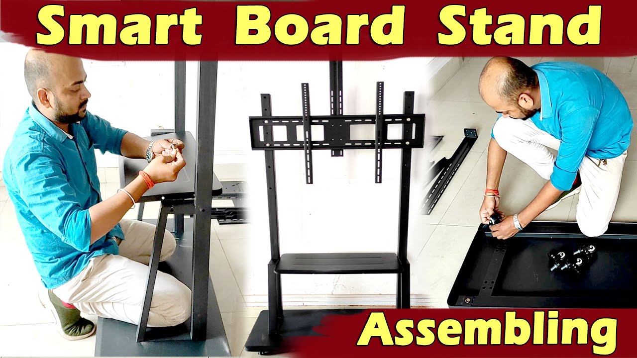 How To Assemble Smart Board Stand // Interactive Flat Panel Stand // Smart Board Floor Stand / Stand