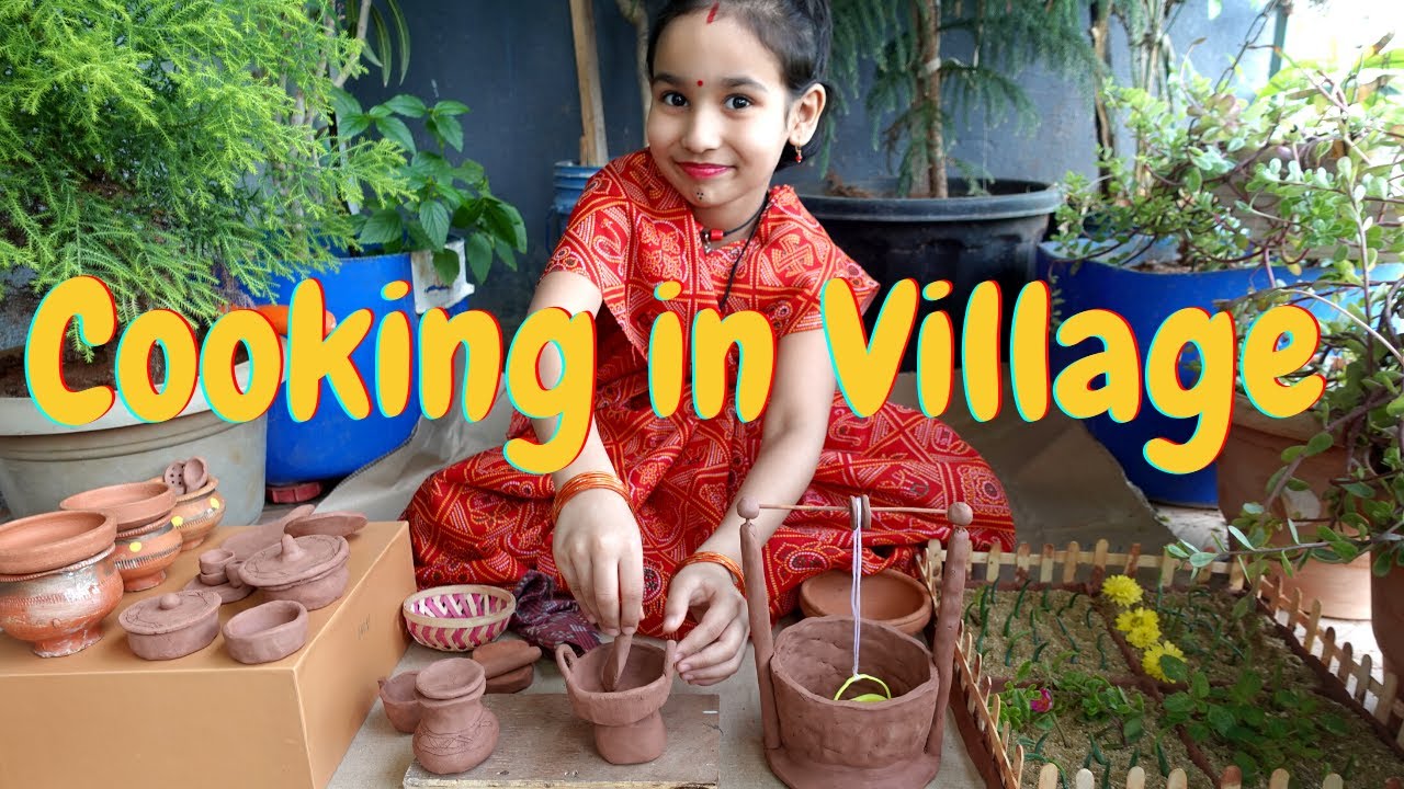 Cooking game in Hindi Part-18 | Champa ki Village Part 1 | miniature cooking #LearnWithPari