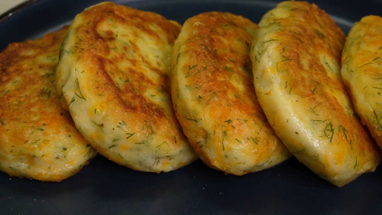 Готовь как шеф. Картофельные пирожки с сыром и зеленью