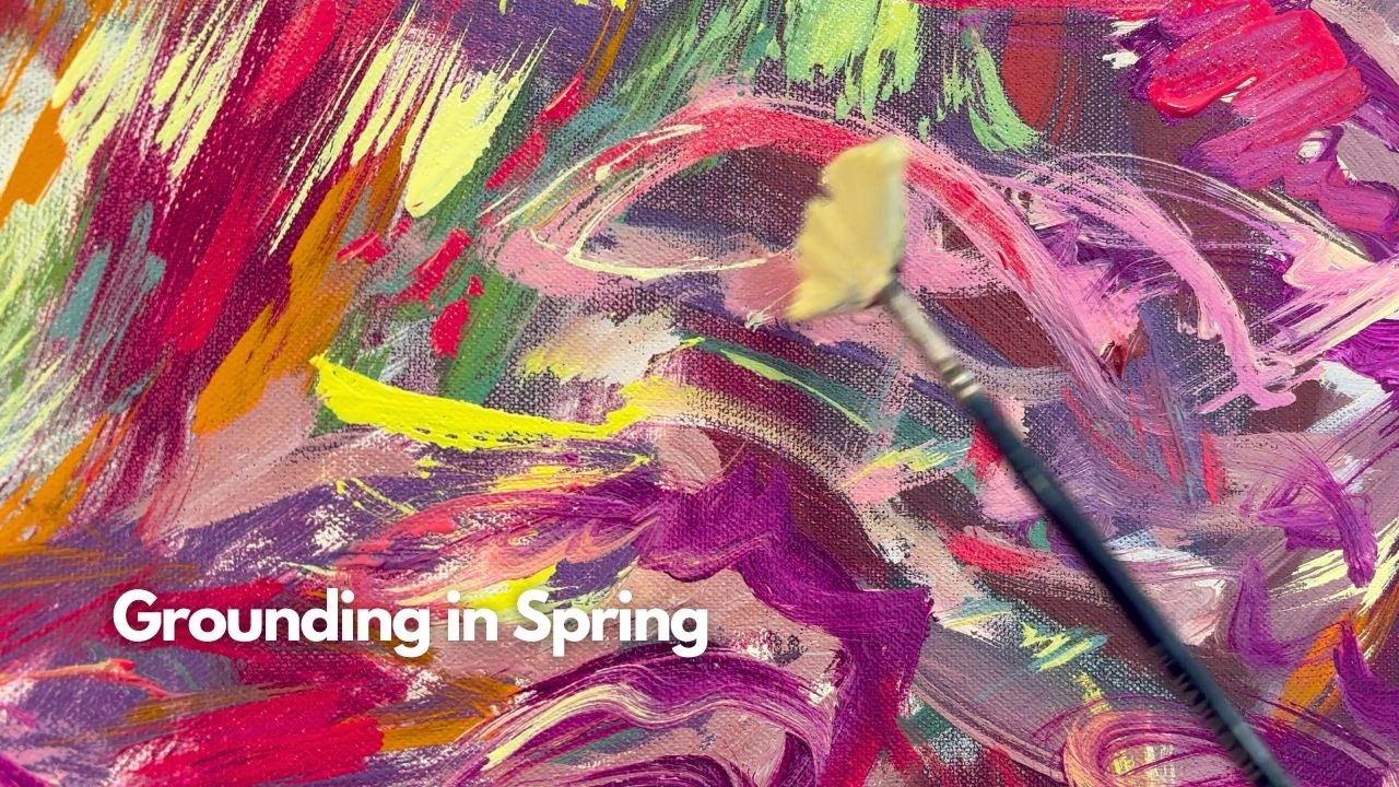 Grounding with spring | A nourishing day in the studio