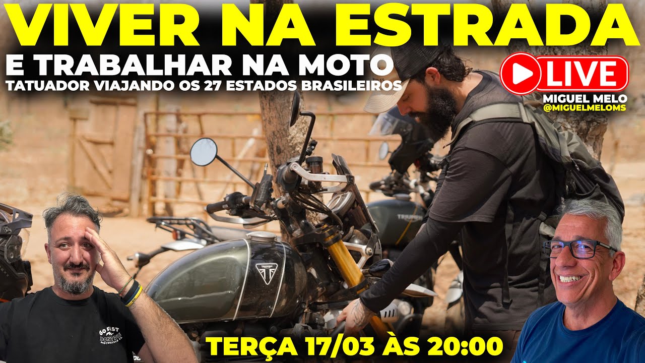 VIVER na ESTRADA e TRABALHAR VIAJANDO de MOTO, é possível?