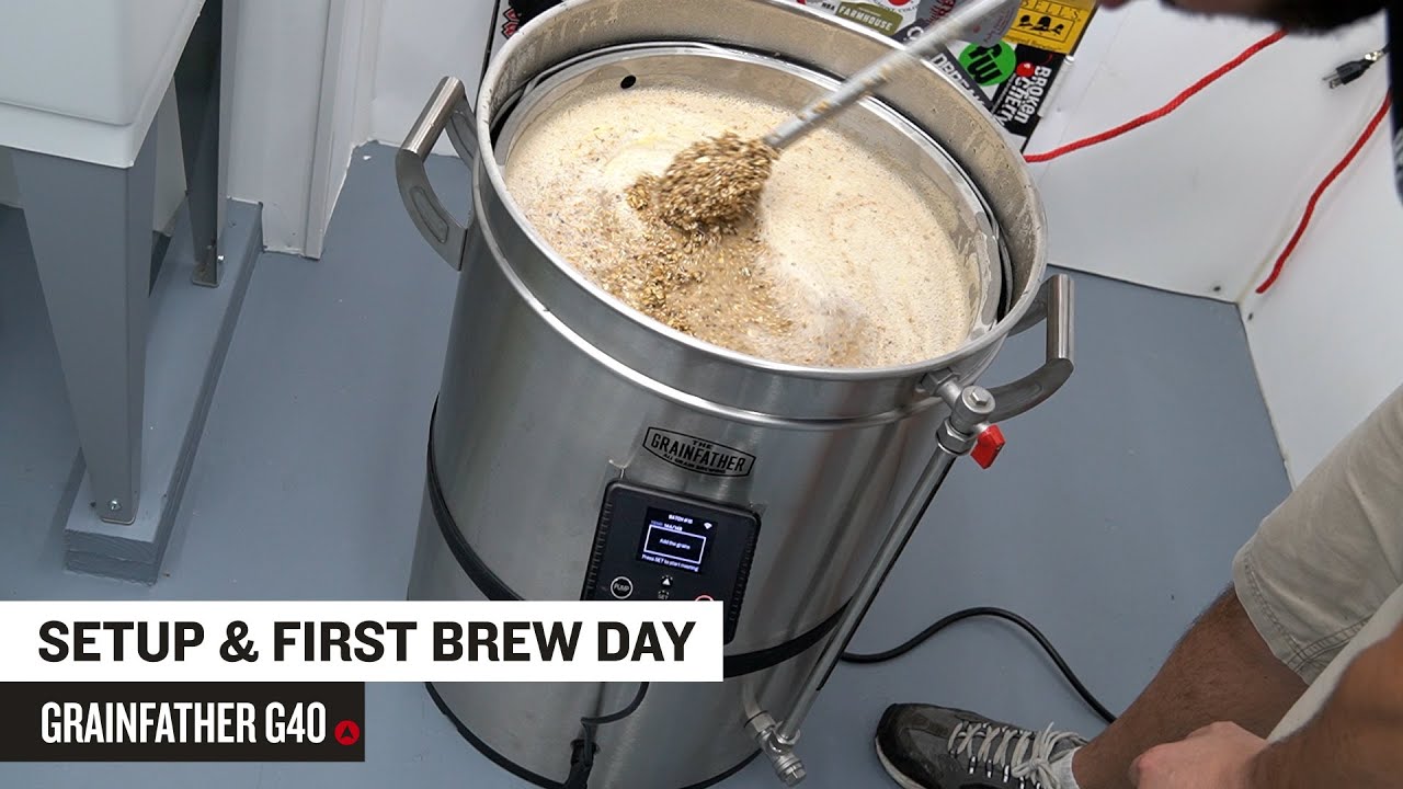 Grainfather G40 Setup and First Brew Day (Dragon's Silk Imperial Stout)