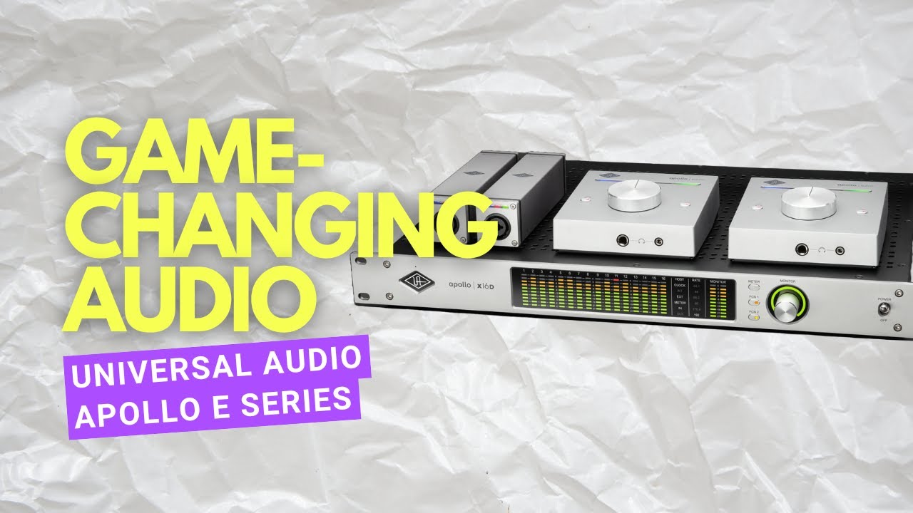Universal Audio Apollo E Series: Studio-Quality Sound on Stage (FIRST LOOK!)