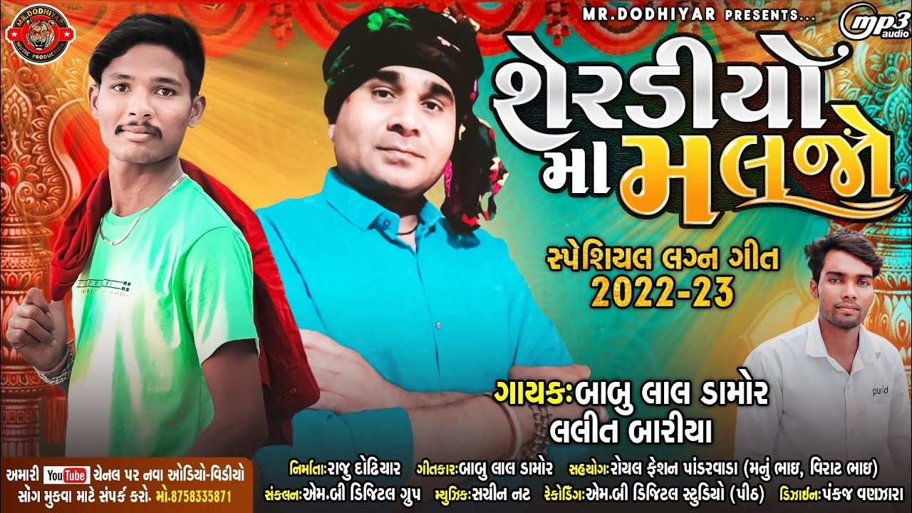 Lalit Bariya,Babu Lal Damor New Gafuli 2022 || Sherdyo Ma Maljo || શેરડિયો માં મલજો  @MRDODHIYAR71