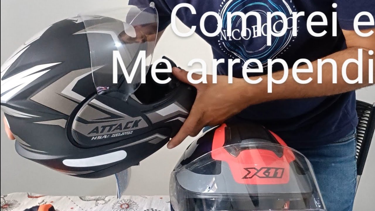 capacete pro tork attack comprei e me arrependi