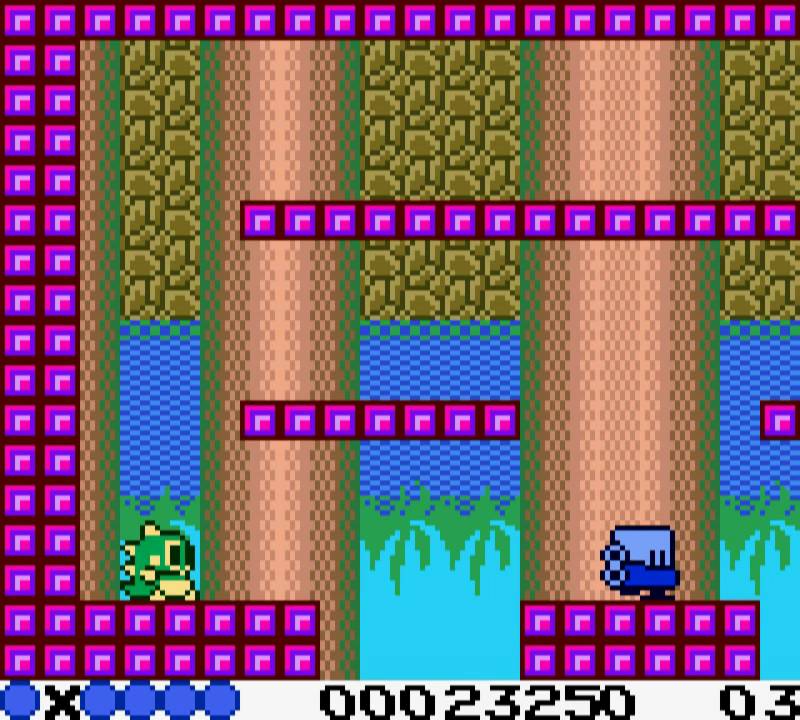 Classic Bubble Bobble - Nintendo Gameboy Color (Gameplay Video)