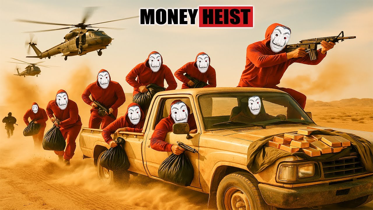 PARKOUR VS MONEY HEIST: Police bust the Money Heist team and arrest the leader | Epic POV