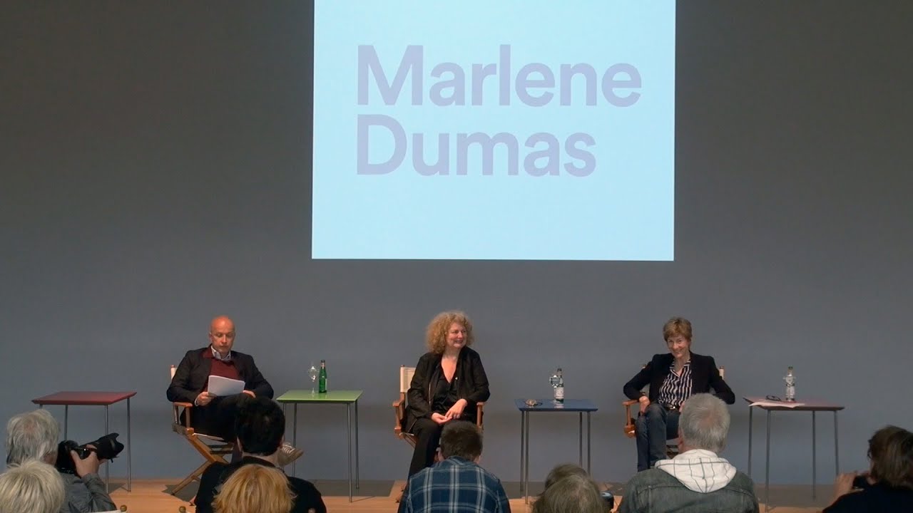 Medienkonferenz in der Fondation Beyeler: Marlene Dumas. Sam Keller und Theodora Vischer