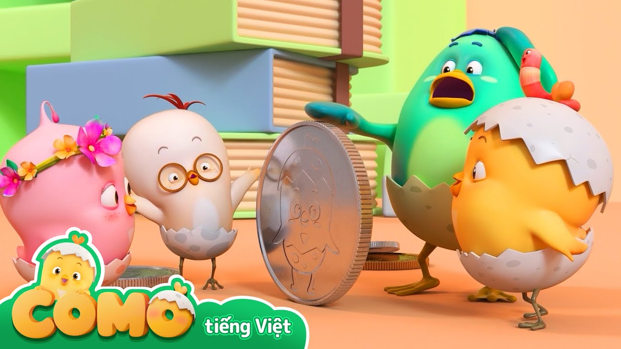 Quan sát đồng xu +Xem các tập khác | Como tò mò|Como bồm bộp | Hoạt hình dành cho trẻ em
