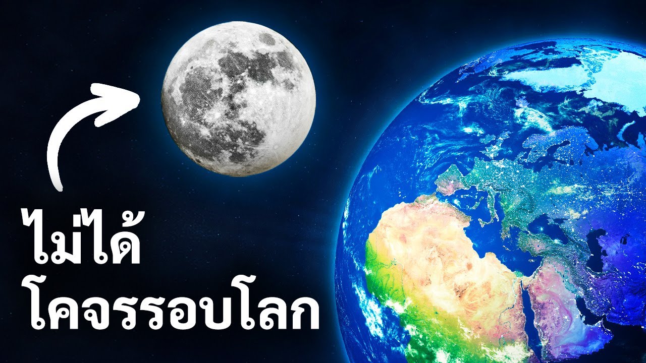 ดวงจันทร์ไม่ได้โคจรรอบโลก