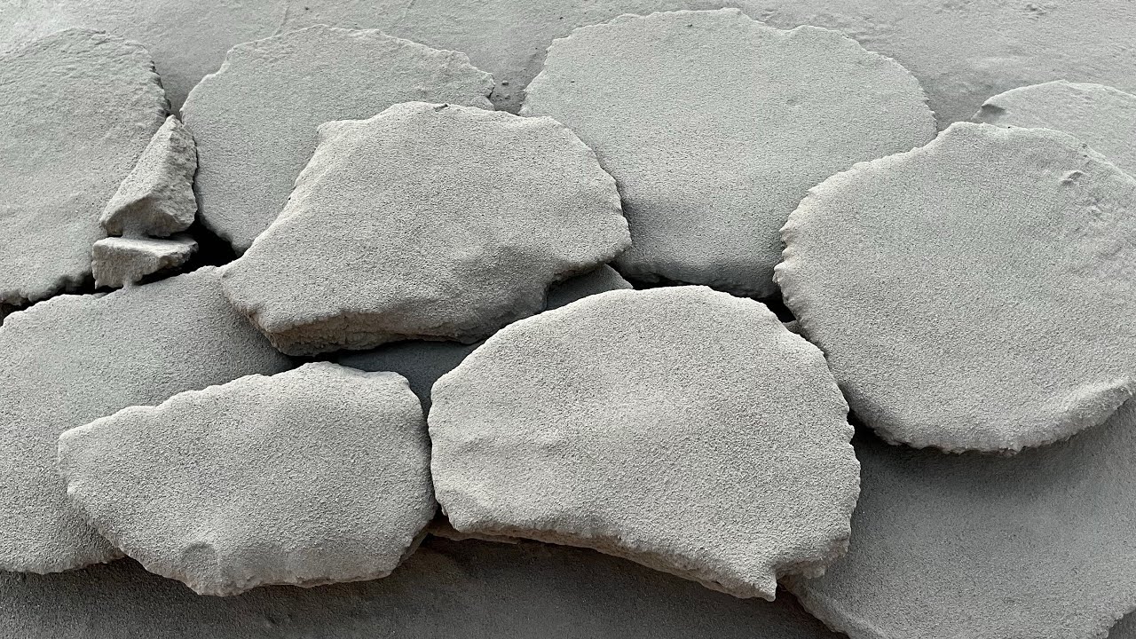 ASMR | New | Cement Ashes Slabs Dry Floor crumbling 