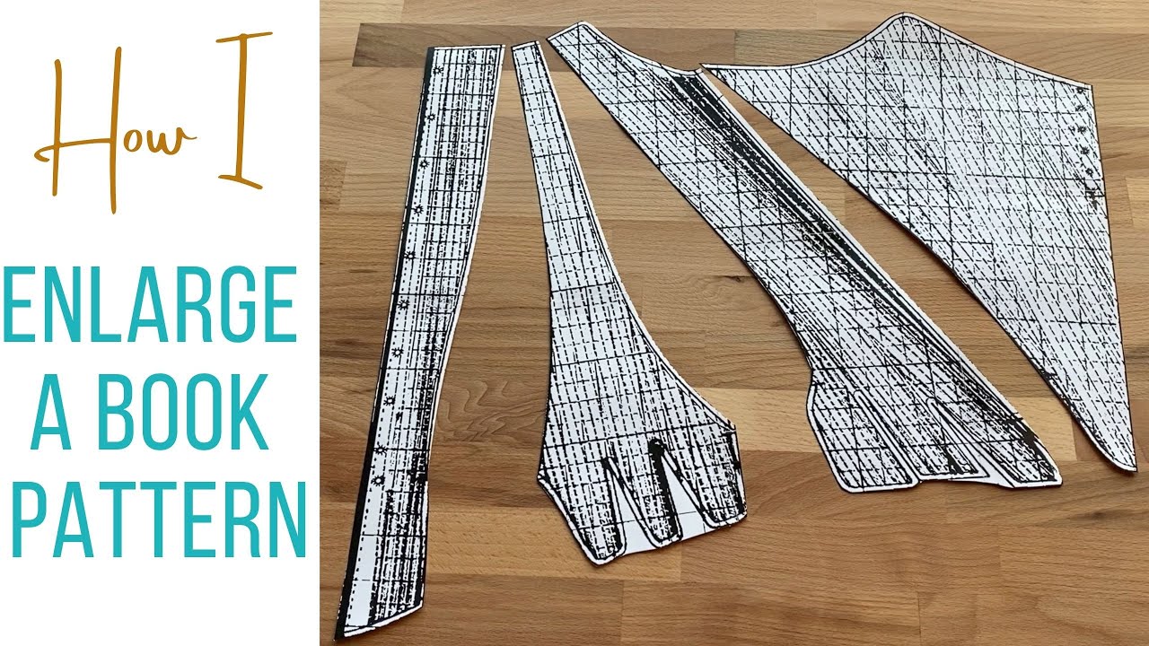 How I ENLARGE A BOOK PATTERN for my 18th Century Stays (Corset)