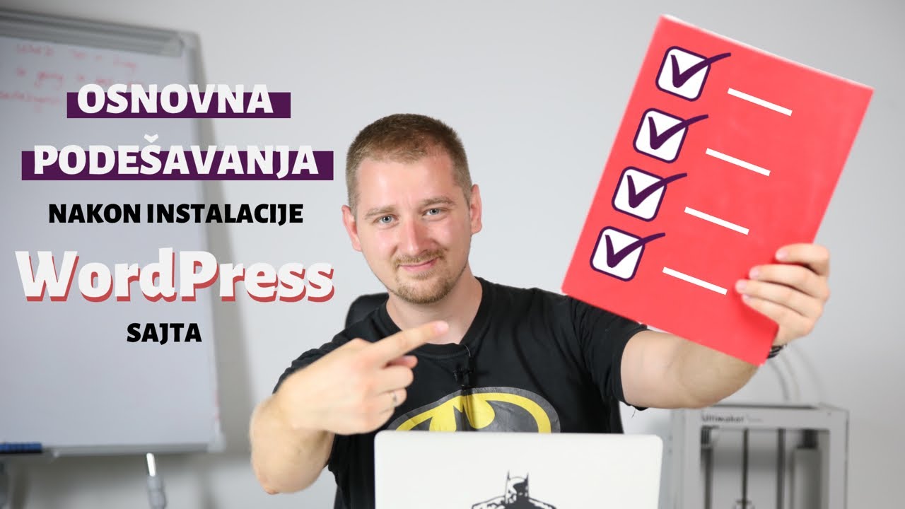 Osnovna podešavanja nakon instalacije WordPress web sajta