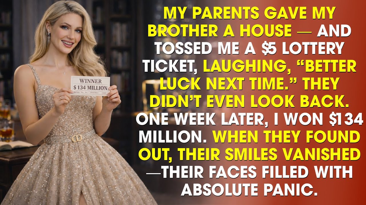 My Parents Gave My Brother a House and Tossed Me a Lottery Ticket I Won $134 Million…and Taught Them