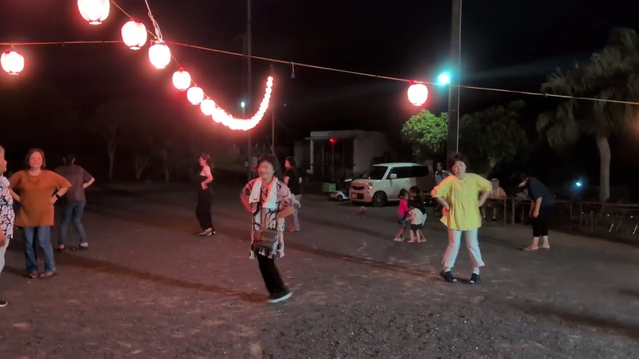 [徳之島上花徳]ウギ節盆踊り2025年8月15日令和7年