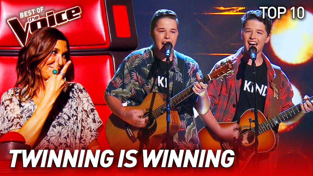 You&rsquo;re not seeing double, it&rsquo;s TWINS on The Voice!  | Top 10
