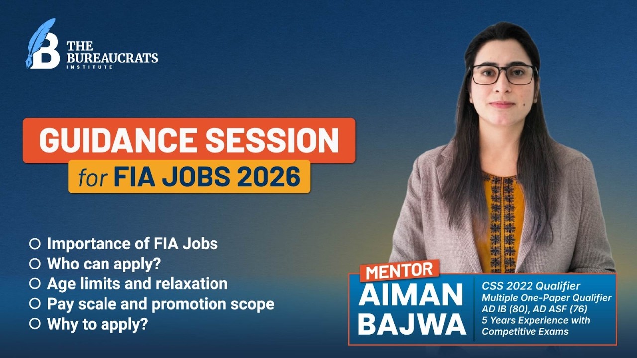 FIA Jobs 2026 Complete Guidance Session | Syllabus, Strategy & Success Tips | TBI