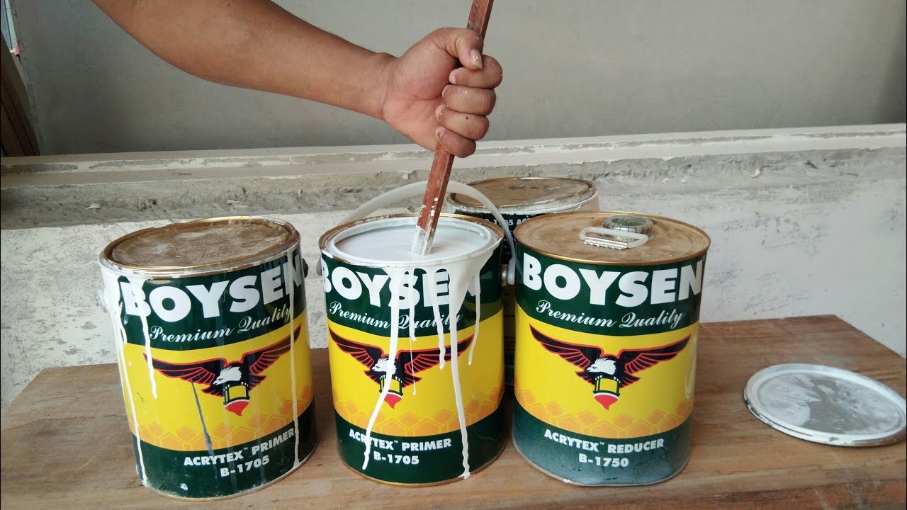 Paano timplahin ang Acrytex na pintura / How to mix acrytex paints