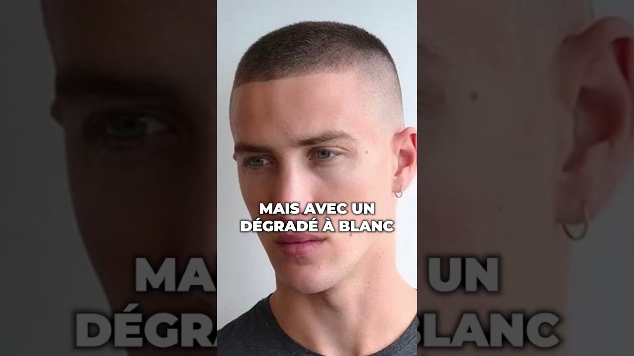 Coupe de cheveux homme court : la coiffure D&eacute;grad&eacute; Militaire ! #coupehomme #coiffurehomme