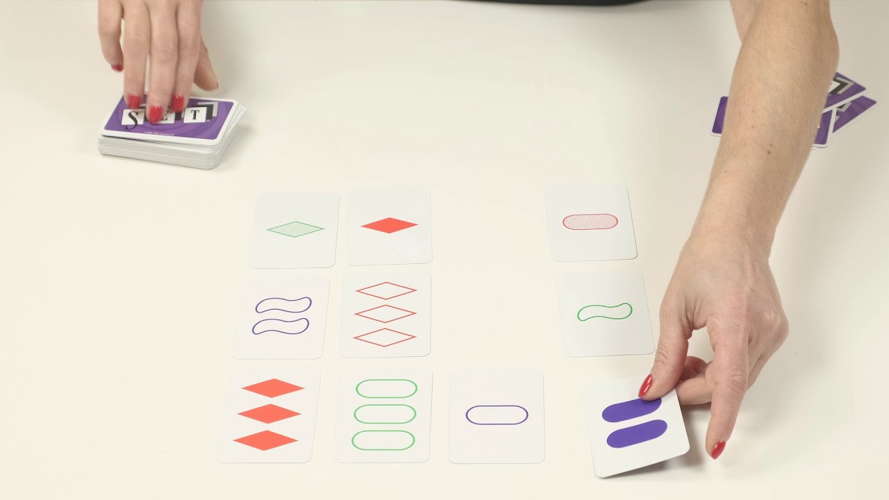 Set, un juego de cartas para trabajar la discriminación visual
